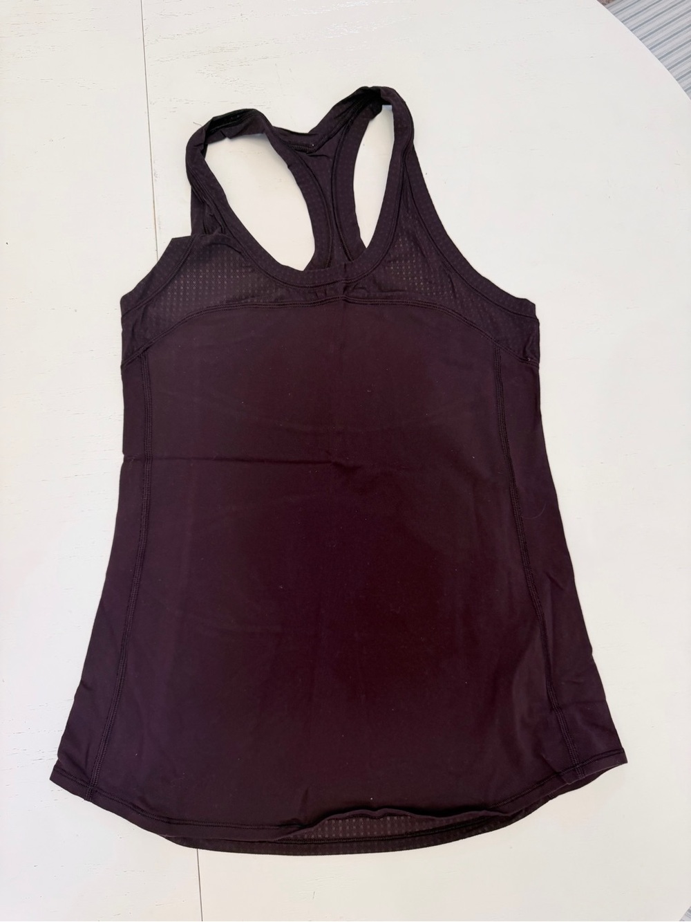 Lululemon Maroon Racerback Performance Tank Top
